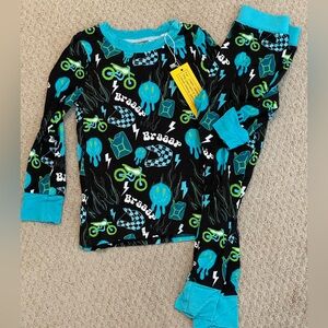 NWT Bamboo PJs 4T Motorcross Dirt Bikes